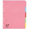5 Star Subject Dividers, Extra Wide, 5-Part, A4, Assorted