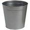 5 Star Round Waste Bin, Metal, Scratch Resistant, D300xH280mm, 15 Litres