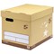 5 Star Superstrong Archive Storage Boxes, Foolscap, Sand, Pack of 10