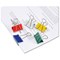 5 Star Foldback Clips - 32mm / Assorted Colours / Pack of 12