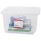 5 Star Storage Box, 24 Litre, Clear, Stackable