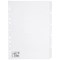 5 Star Subject Dividers, 5-Part, A4, White, Pack of 10