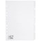 5 Star Subject Dividers, 5-Part, A4, White, Pack of 10
