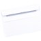 5 Star Plain White C6 Envelopes, Press Seal, 80gsm, Pack of 50