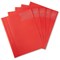 5 Star A4 Executive Flat File, Red, Pack of 5