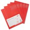 5 Star A4 Executive Flat File, Red, Pack of 5
