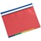 5 Star A4 5-Part File, Coloured Tabs, Blue/Clear