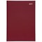 5 Star 2017 Diary / 2 Days to Page / A4 / Red