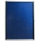 5 Star Noticeboard, Glazed Aluminium, W750xH1000mm, Blue