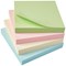 5 Star Eco Repositionable Sticky Notes, 76x76mm, Pastel, Pack of 12