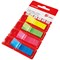 5 Star Small Index Flags, 12x45mm, 4 Bright Colours, Pack of 5