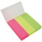 5 Star Paper Page Markers, 100 Sheets per Pad, 25x76mm