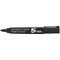 5 Star Eco Permanent Markers, Black Bullet Tip, Pack of 10