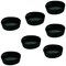 5 Star Plastic Magnets, 20mm, Black, Pack of 10