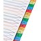 5 Star Elite Plastic Index Dividers / 1-31 / Multicoloured Tabs / A4 / White