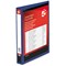 5 Star Presentation Binder, A4, 2 D-Ring, 25mm Capacity, Blue, Pack of 10