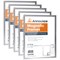 Announce Magnetic Frame, A4, Silver, Pack of 5