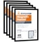 Announce Magnetic Frame, A3, Black, Pack of 5