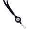 Announce Textile Lanyard with Badge Reel, 440mm, Black, Pack of 10 Announce Textile Lanyard with Badge Reel, 440mm, Black, Pack of 10