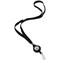 Announce Textile Lanyard with Badge Reel, 440mm, Black, Pack of 10 Announce Textile Lanyard with Badge Reel, 440mm, Black, Pack of 10