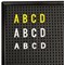 Announce Peg Letter Board, 920x615mm, Black