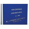 Announce Groove Letter Board Wall Mount Blue