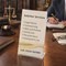 Announce by 5 Star Slanted Sign Holder 1/3 A4/DL Portrait