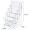 Announce by 5 Star 4 Tier Literature Holder A4 Portrait