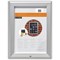 5 Star 32mm Lockable Snap Frame A3 Silver