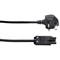 On Desk Power Module, 2xUK Socket Dual USB Port Type A+C PD/QC Charger, Black