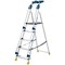 Werner Workstation 5 Tread Stepladder Twin Handrails Blue 7050518L