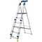 Werner Workstation 6 Tread Stepladder Twin Handrails Blue 7050618L