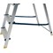 Werner 3 Tread Stepladder with High Handrail Aluminium 7400318L