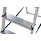 Werner 3 Tread Stepladder with High Handrail Aluminium 7400318L