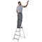 Werner 4 Tread Stepladder with High Handrail Aluminium 7400418L