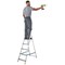 Werner 5 Tread Stepladder with High Handrail Aluminium 7400518L