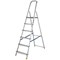 Werner 6 Tread Stepladder with High Handrail Aluminium 7400618L