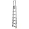 Werner 7 Tread Stepladder with High Handrail Aluminium 7400718L