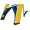 Werner 6 Tread Fibreglass Swingback Stepladder Yellow/Black 7160618