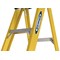 Werner 10 Tread Fibreglass Swingback Stepladder Yellow/Black 7161018