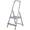 Werner 2 Tread Stepladder with High Handrail Aluminium 7400218L
