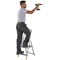 Werner 2 Tread Stepladder with High Handrail Aluminium 7400218L