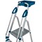 Werner Workstation 3 Tread Stepladder Twin Handrails Blue 7050318L