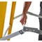 Werner Fibreglass Swingback Step Ladder, 8 Tread, Yellow