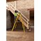 Werner Fibreglass Swingback Step Ladder, 8 Tread, Yellow
