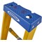 Abru Fibreglass Platform Stepladder, 4 Tread, Yellow
