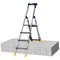 Werner AdjustaStep PRO 4 Tread Stepladder Blue 75076