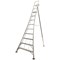 Werner Adjustable 9 Tread Tripod Ladder with High Handrail 92509