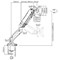 Single Monitor Arm, Black