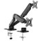 Dual Monitor Arm, Black